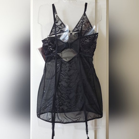Dreamgirl Black Lace Slip - Picture 4 of 7